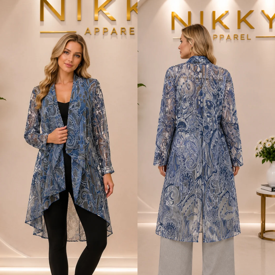 Burnt out Lace Cover up