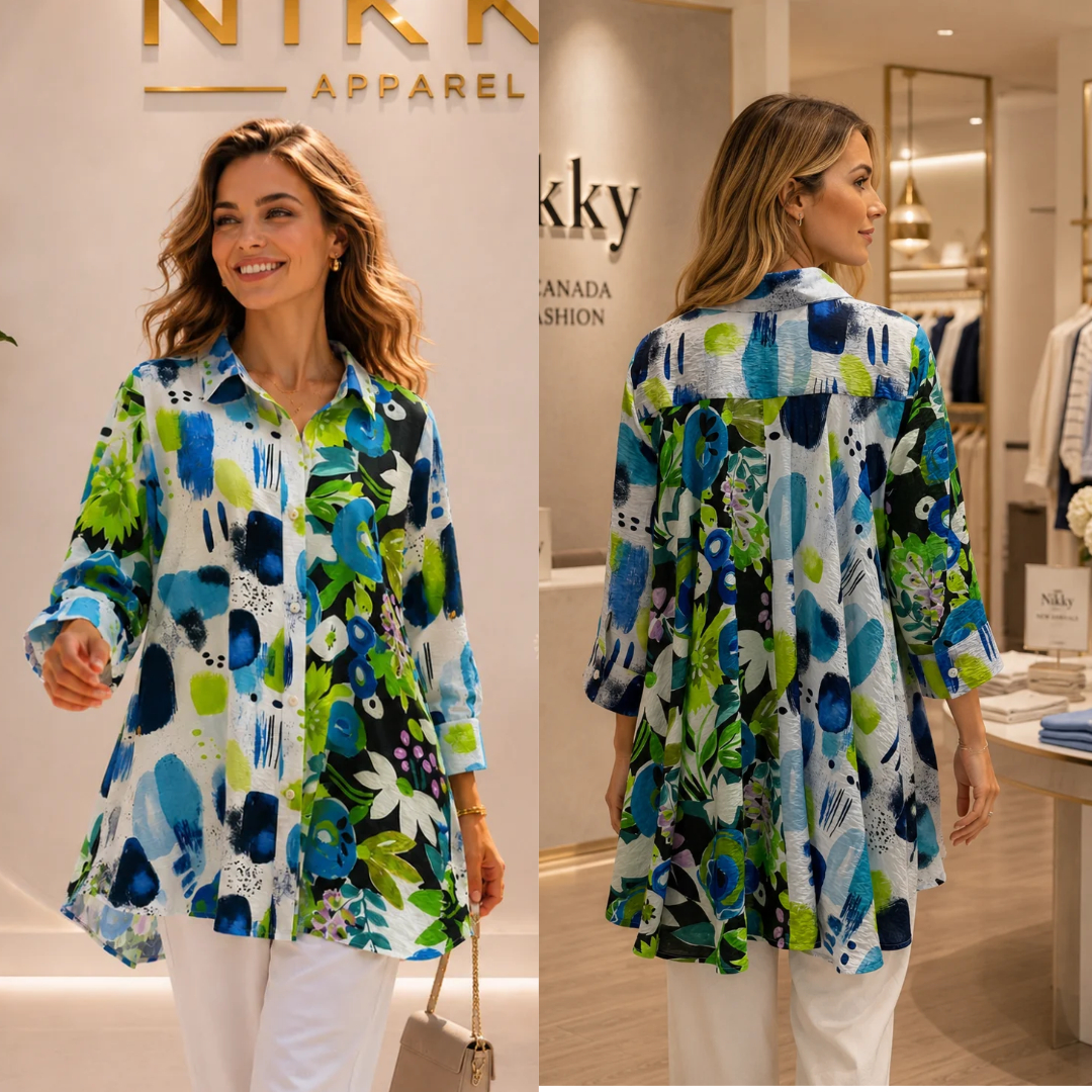 Flared Printed Tunic /Dress